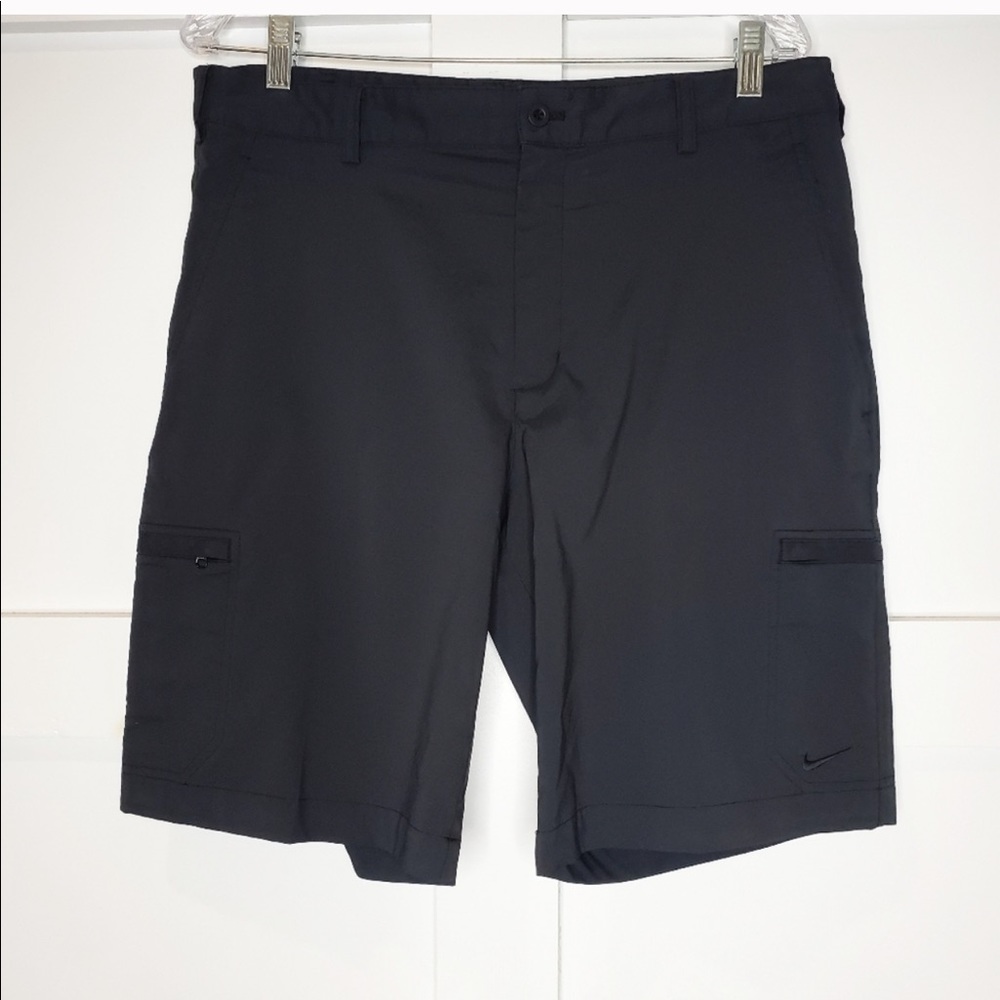 Mens Nike Golf Dri Fit Black Shorts Medium 34